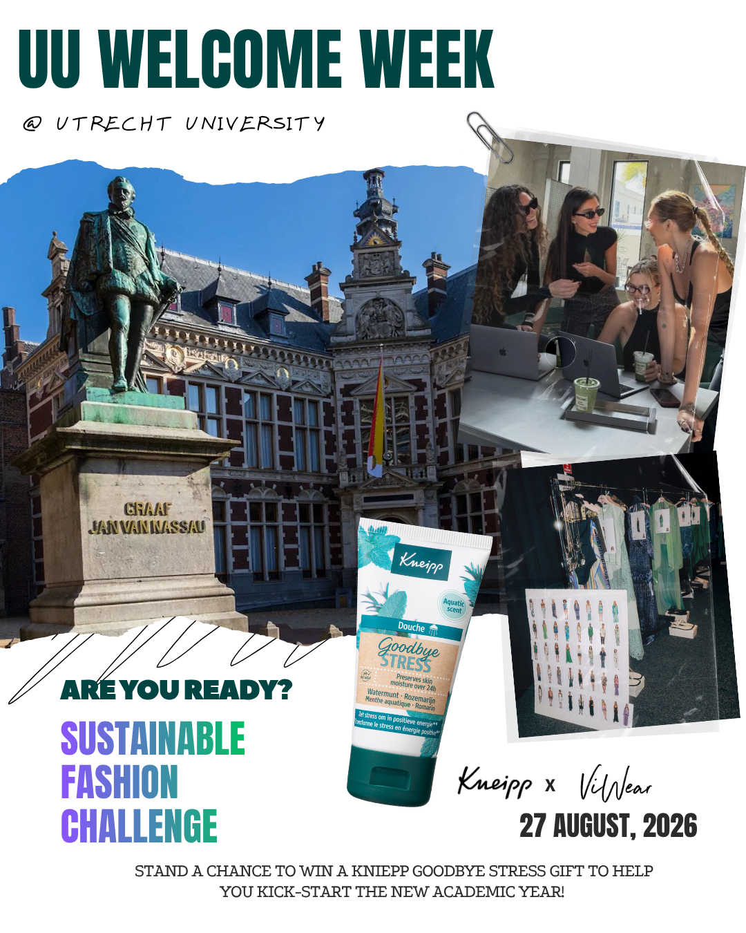 ViWear x Kneipp UU Welcome Week campaign
